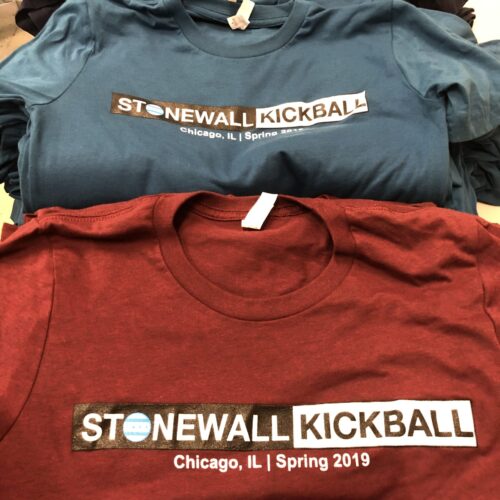 Stonewall Kickball shirts